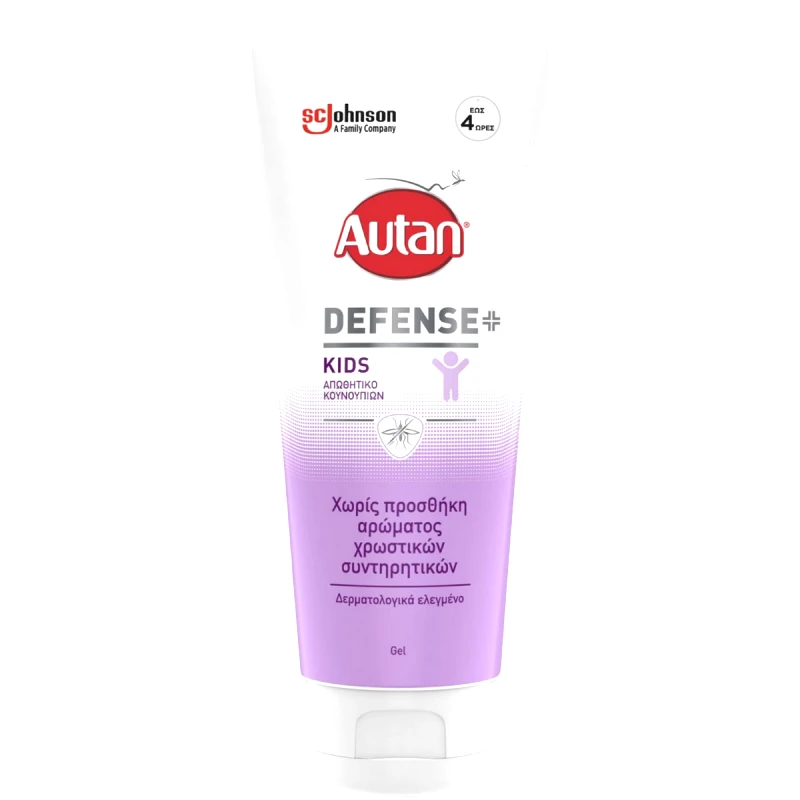 Autan Autan Defense Kids Απωθητικό Κουνουπιών σε Μορφή Gel Χωρίς Προσθήκη Αρώματος 100ml