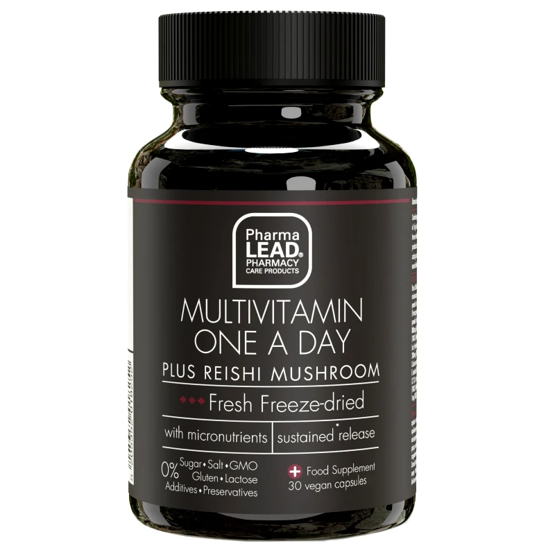 PharmaLead Pharmalead Black Range Multivitamin One A Day Συμπλήρωμα Διατροφής με Πολυβιταμίνες, για την Ενίσχυση του Οργανισμού 30veg.caps
