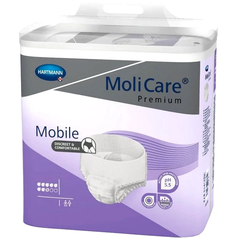 HARTMANN Hartmann MoliCare Premium Mobile Small Απορροφητικά Εσώρουχα για Αυτοεξυπηρετούμενα Άτομα, Κατάλληλα για Μέτρια προς Οξύτατη Μορφή Ακράτειας 14 Τεμάχια