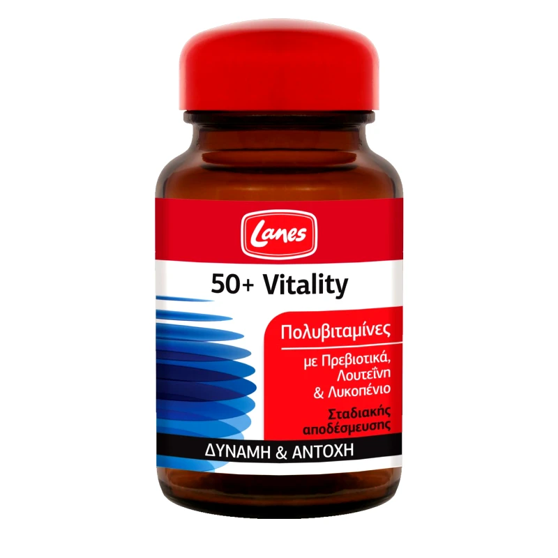 Lanes Lanes Multivitamin 50+ Vitality Συμπλήρωμα Διατροφής Με Πολυβιταμίνες 30tabs