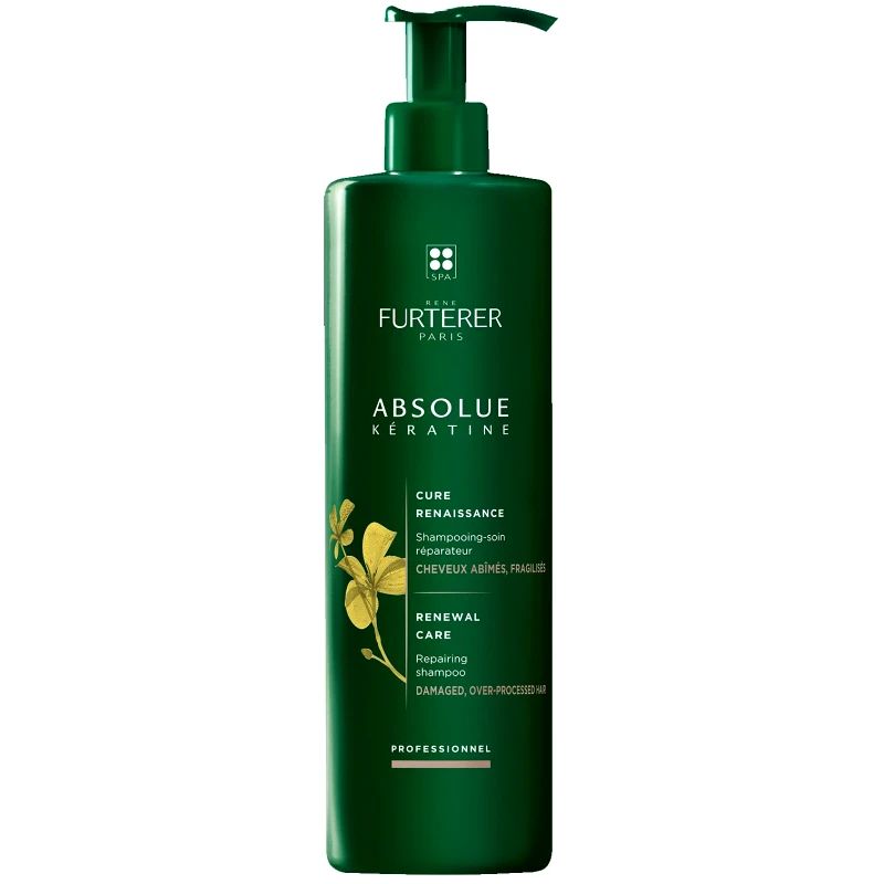 Rene Furterer Rene Furterer Absolue Keratine Renewal Care Repairing Shampoo for Damaged, Over-Processed Hair Σαμπουάν Αναδόμησης για Εύθραυστα, Κατεστραμμένα Μαλλιά 600ml