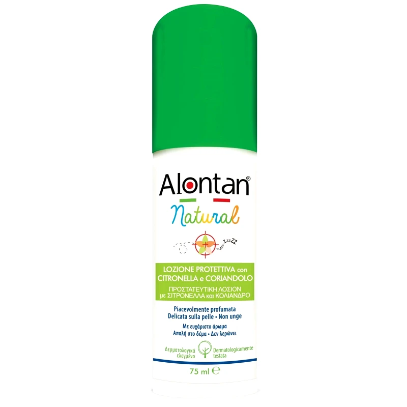 Alontan Alontan Natural Protective Spray Lotion Λοσιόν σε Spray με Σιτρονέλλα & Κόλλιανδρο για Προστασία Από τα Έντομα 75ml