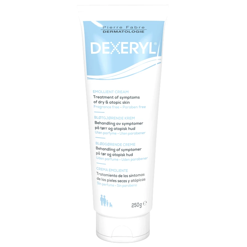 Dexeryl Dexeryl Emollient Cream Μαλακτική Κρέμα για Πολυ Ξηρό Δέρμα 250gr