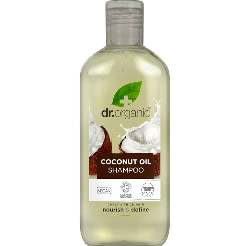 Dr Organic Dr Organic Coconut Oil Shampoo Σαμπουάν με Βιολογικό Έλαιο Καρύδας που Ενυδατώνει & Αναζωογονεί τα Σγουρά & Πυκνά Μαλλιά 265ml