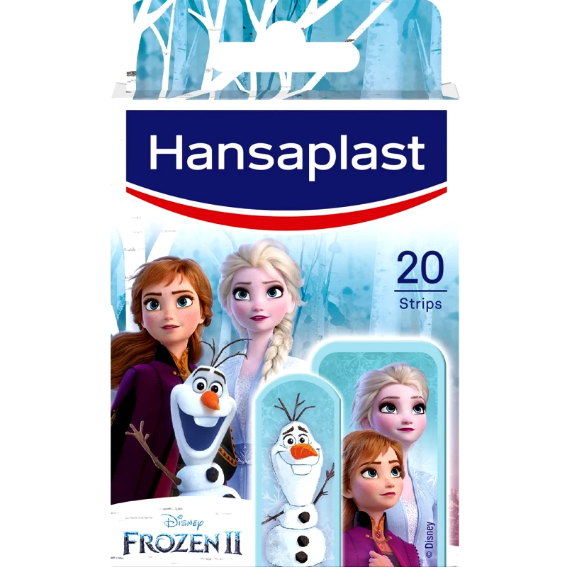 Hansaplast Hansaplast Disney Frozen Παιδικά Επιθέματα σε Διάφορα Σχέδια με τους Χαρακτήρες της Ταινίας Frozen II 20 Τεμάχια