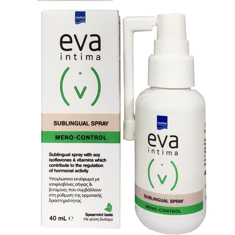 Eva Eva Intima Suplingual Spray Meno-Control Υπογλώσσιο Σπρέι για τη Ρύθμιση της Ορμονικής Περιεμμηνοπαυσιακής Δραστηριότητας 40ml