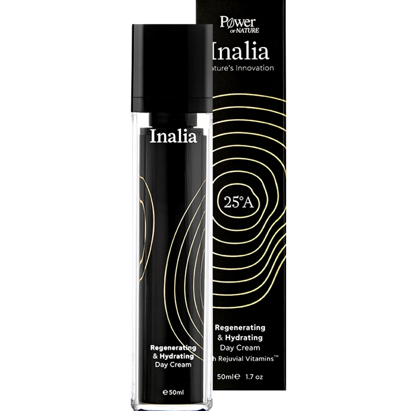 Inalia Inalia Regenerating & hydrating Day Face Cream With Rejuval Vitamins Απαλή Αναζωογονητική Κρέμα Ημέρας που Προσφέρει Άμεση Ενυδάτωση και Διαρκεί Καθόλη τη Διάρκεια της Ημέρας 50ml