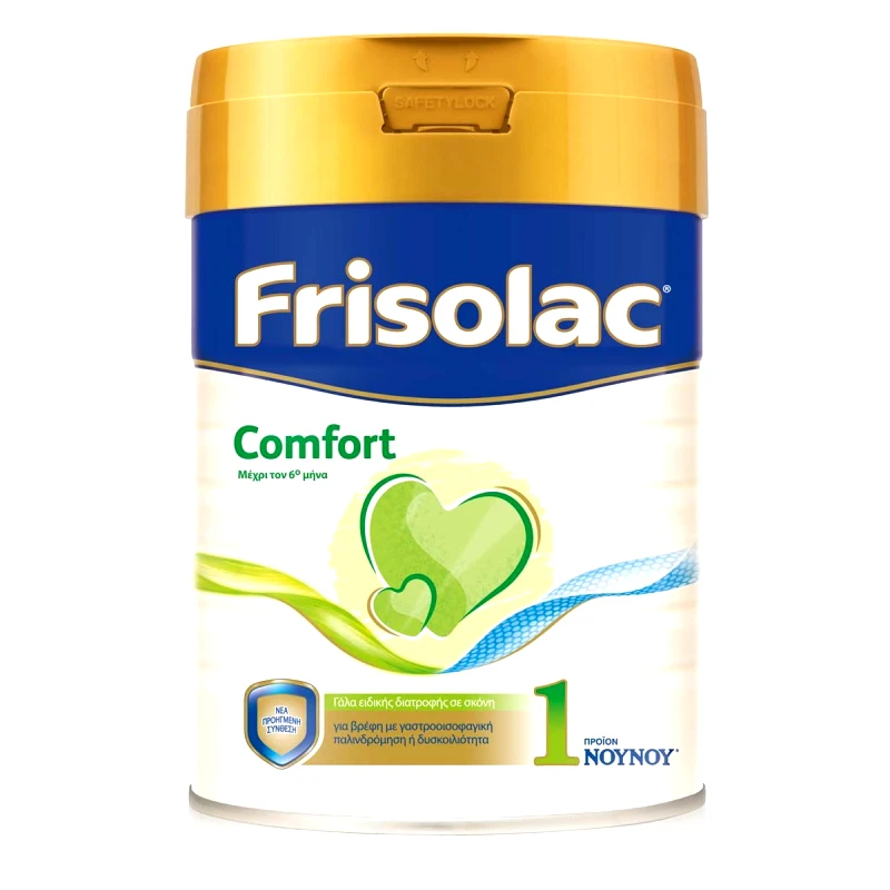 Nounou Nounou Frisolac Comfort Γάλα σε Σκόνη 1ης Βρεφικής Ηλικίας Μέχρι τον 6ο Μήνα 800gr