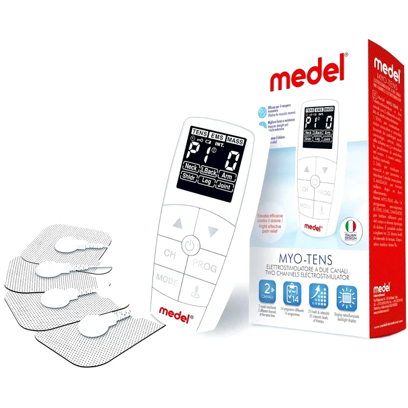 Medel Medel Myo-Tens Two Channel Electrostimulator Μηχάνημα Παθητικής Γυμναστικής 1 Τεμάχιο