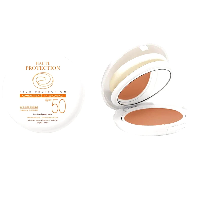 Avène Avene High Protection Compact Spf50 Dore Make-up με Υψηλή Αντηλιακή Προστασία & Μακιγιάζ του μη Ανεκτικού Δέρματος του Προσώπου 10gr
