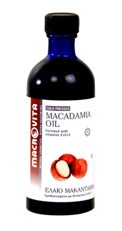 Macrovita Macrovita Έλαιο Μακαντάμια Με ενυδατικές και αντιγηραντικές ιδιότητες 100ml