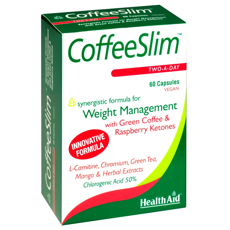Health Aid HealthAid Coffee Slim για Αύξηση του Μεταβολισμού & των Επιπέδων Ενέργειας 60caps