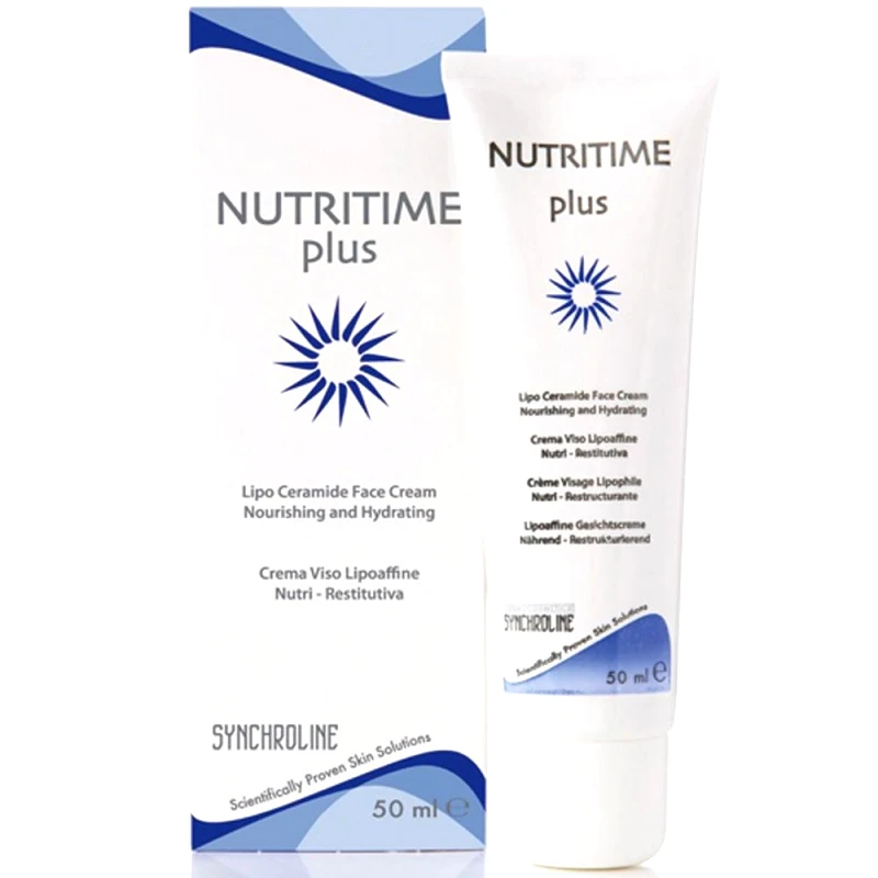 Synchroline Synchroline Nutritime Plus Face Cream Ενυδατική - Θρεπτική Κρέμα Προσώπου και Λαιμού για Ξηρό και Πολύ Ξηρό Δέρμα 50ml
