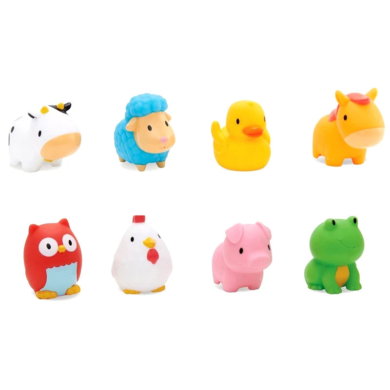 Munchkin Munchkin Squirtin Farmyard Friends Σετ Παιχνίδια Μπάνιου 8 Τεμάχια