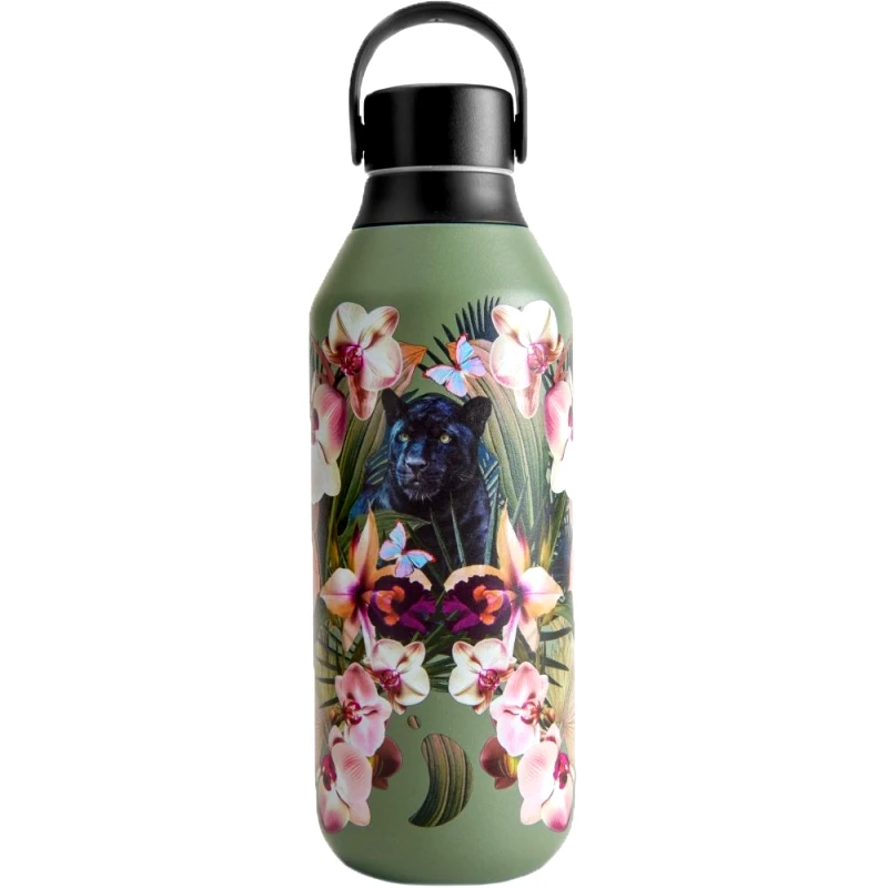 Chilly's Chilly's Series 2 Urban Murals Reusable Bottle Ανοξείδωτο Θερμός για Ζεστά & Κρύα Ροφήματα 500ml - Orchid Panther
