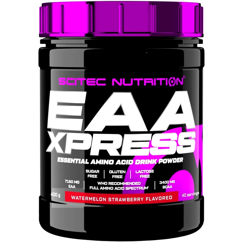 Scitec Nutrition Scitec Nutrition EAA Xpress Essebtial Amino Acid Drink Powder Συμπλήρωμα Διατροφής σε Σκόνη με Αμινοξέα 400g - Watermelon Strawberry