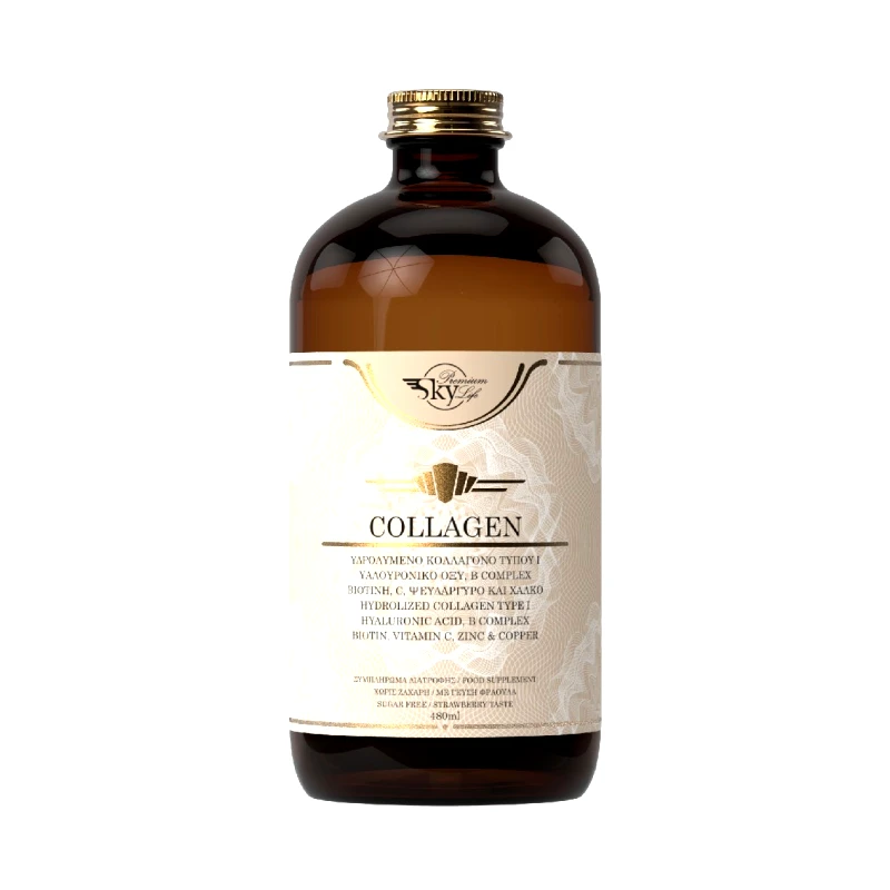 Sky Premium Life Sky Premium Life Collagen Υδρολυμένο Κολλαγόνο 480ml