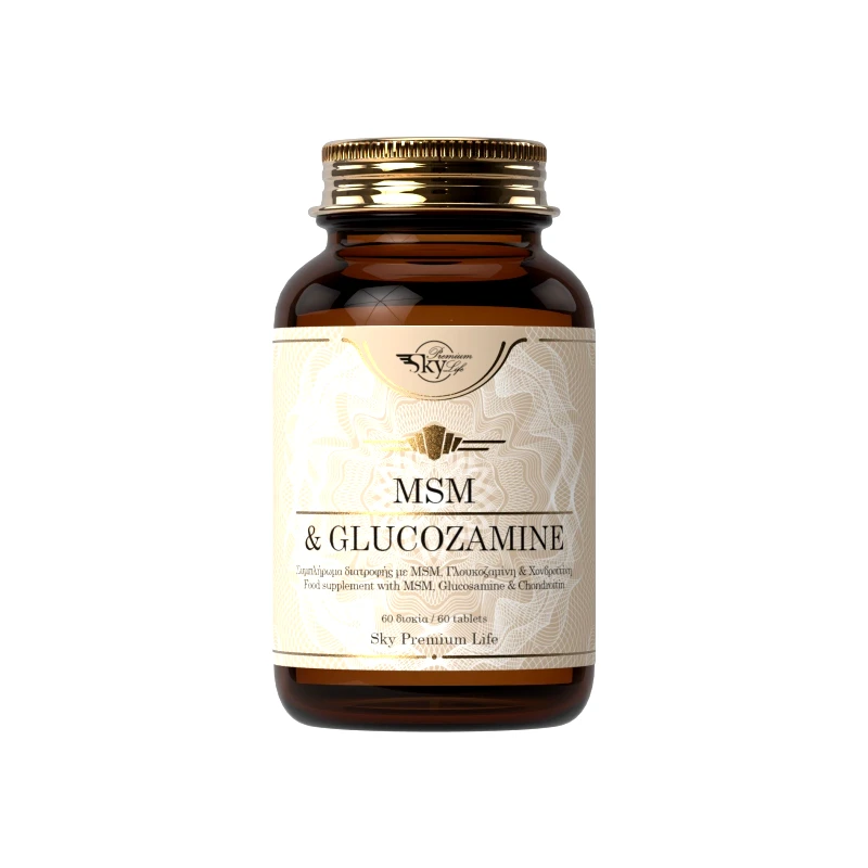 Sky Premium Life Sky Premium Life MSM & Glucosamine Συμπλήρωμα Διατροφής για την Ενίσχυση της Δομής των Αρθρώσεων 60 Δισκία