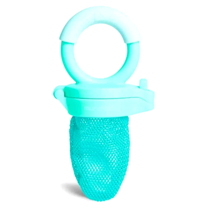 Munchkin Munchkin Fresh Food Feeder 6m+ Tirquoise 11087 Πιπίλα Ταΐσματος με Προστατευτικό Δίχτυ Τιρκουάζ Χρώμα 1 Τεμάχιο