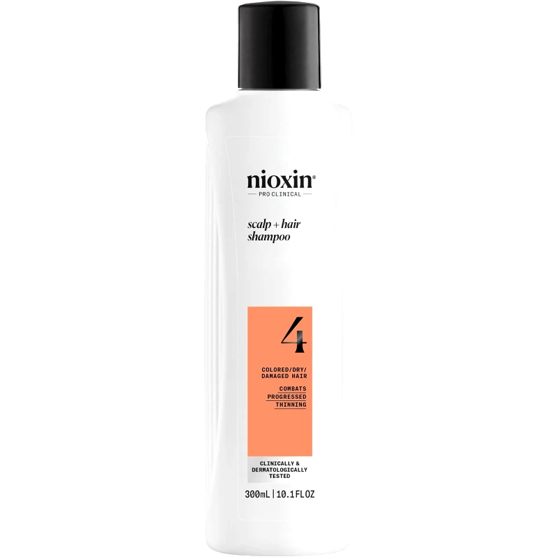 Nioxin Nioxin Scalp & Hair Shampoo System 4 Σαμπουάν για Βαμμένα Μαλλιά με Προοδευτική Αραίωση 300ml