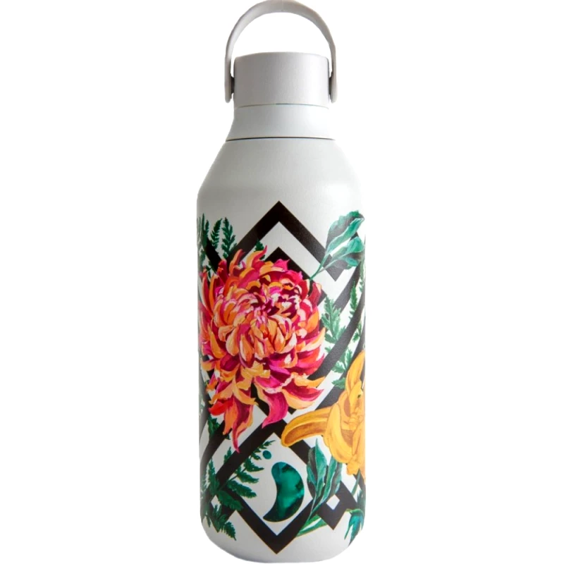 Chilly's Chilly's Series 2 Urban Murals Reusable Bottle 500ml - Woven Dahlia ,Ανοξείδωτο Θερμός για Ζεστά & Κρύα Ροφήματα
