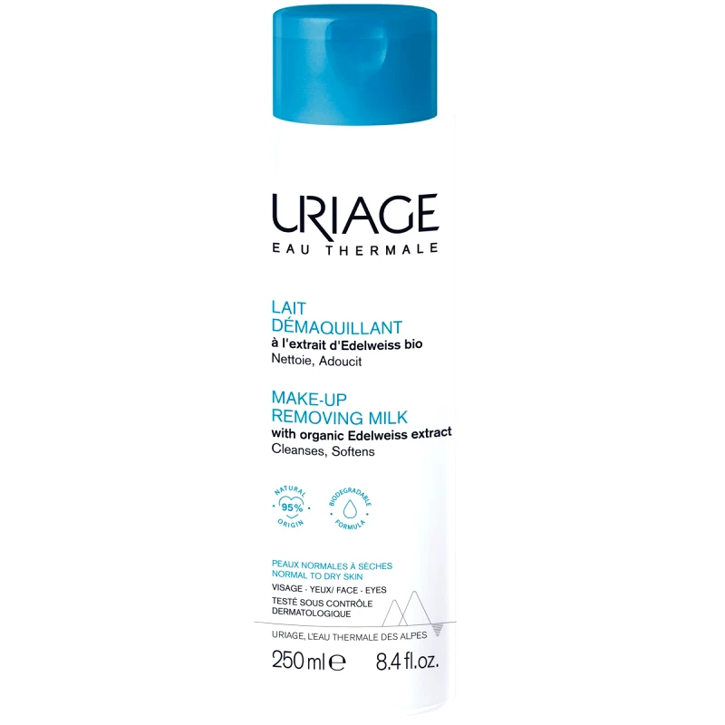 Uriage Uriage Make-Up Removing Milk Γαλάκτωμα Καθαρισμού Προσώπου & Ντεμακιγιάζ για Ενυδάτωση & Θρέψη 250ml