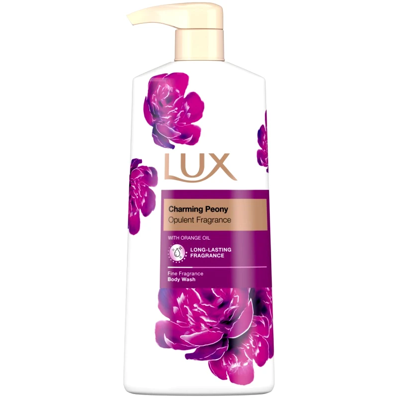 Lux Lux Charming Peony Opulent Fragrance Body Wash Αφρόλουτρο με Μεθυστικό Άρωμα από Έλαιο Πορτοκαλιού 600ml