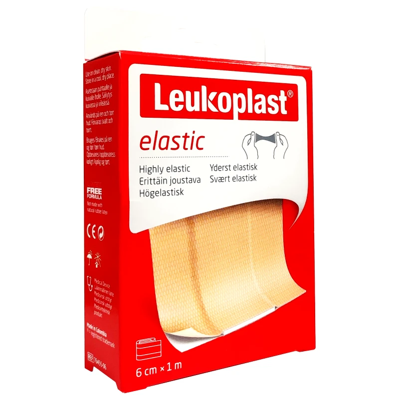 Leukoplast Leukoplast Elastic 6cmx1m Ελαστικό Επίθεμα για Μικροτραυματισμούς 1 Τεμάχιο