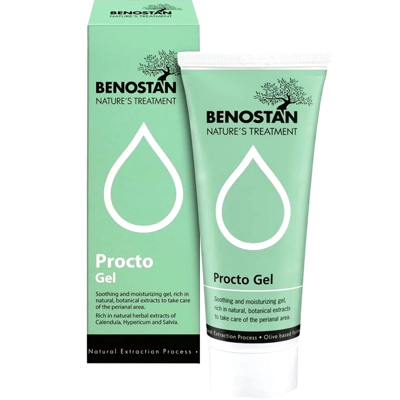 Total Health Solutions Benostan Procto Gel Καταπραϋντικό & Ενυδατικό Gel με Εκχυλίσματα Βοτάνων για την Περιποίηση της Περιπρωκτικής Περιοχής 50ml