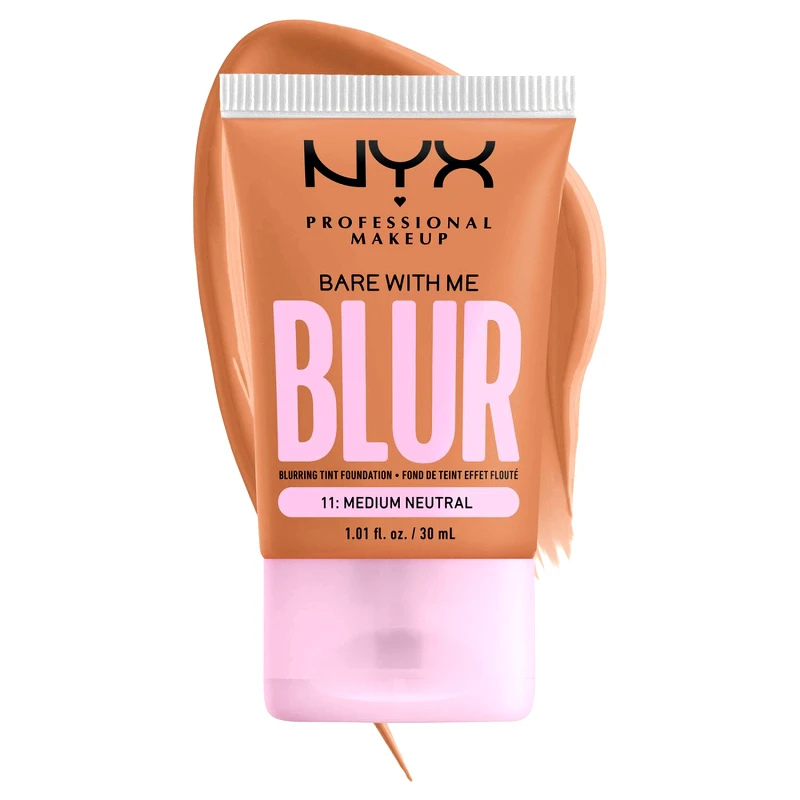 NYX Professional Makeup Nyx Professional Makeup Bare With Me Blur Makeup με Ματ Αποτέλεσμα 30ml - 11 Medium Neutral