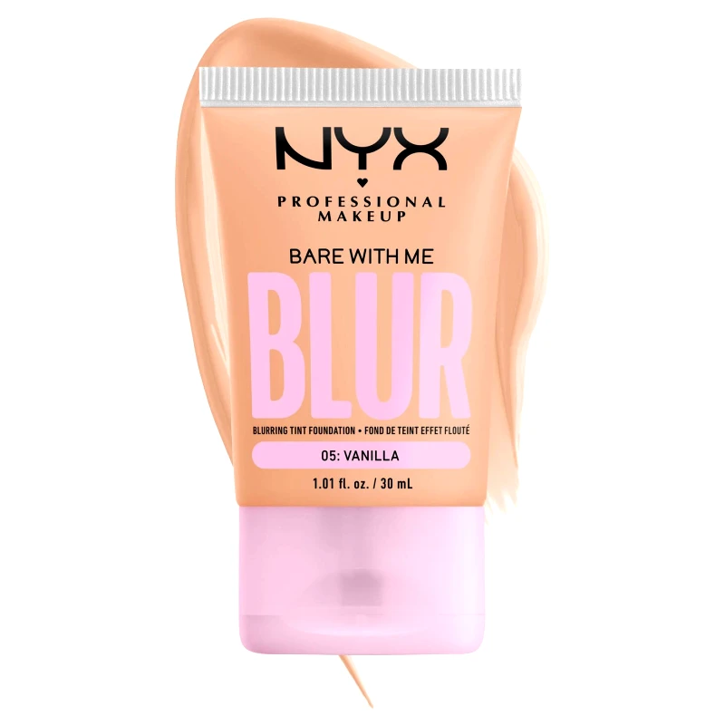 NYX Professional Makeup Nyx Professional Makeup Bare With Me Blur Makeup με Ματ Αποτέλεσμα 30ml - 05 Vanilla