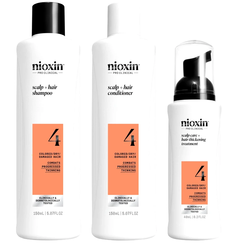 Nioxin Nioxin Scalp & Hair Promo System 4 Shampoo 150ml & Conditioner 150ml & Treatment Serum 40ml