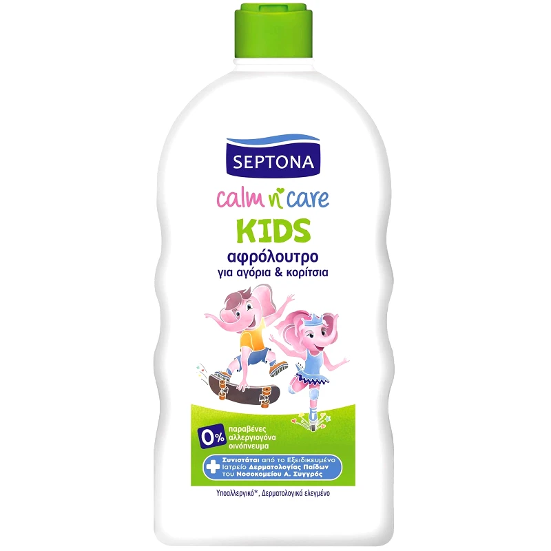 Septona Septona Kids Calm n' Care Παιδικό Αφρόλουτρο για Αγόρια & Κορίτσια 750ml