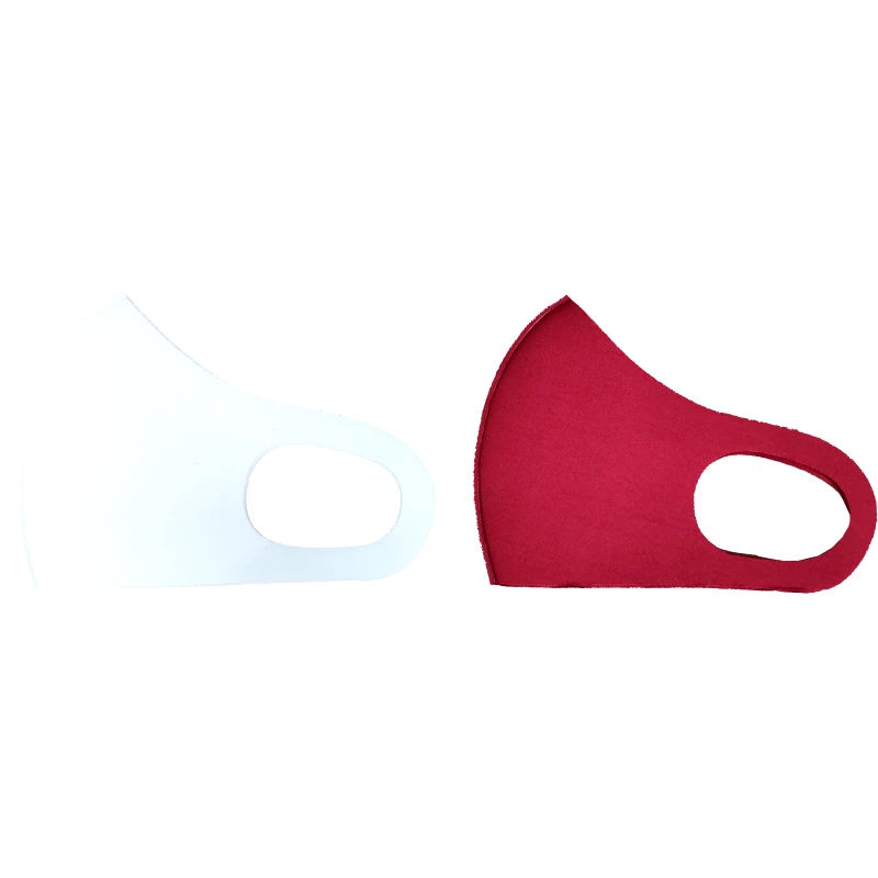 TiLi TiLi Fashion Face Mask Μάσκα Ενηλίκων Πολλαπλών Χρήσεων Άσπρη - Κόκκινη 2 Τεμάχια