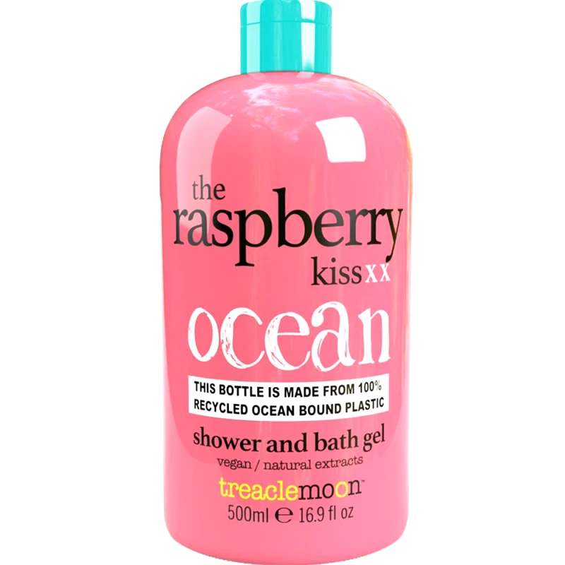 Treaclemoon Treaclemoon The Raspberry Kiss Bath & Shower Gel Ενυδατικό, Θρεπτικό & Αναζωογονητικό Αφρόλουτρο Σώματος με Εκχύλισμα Βατόμουρου 500ml