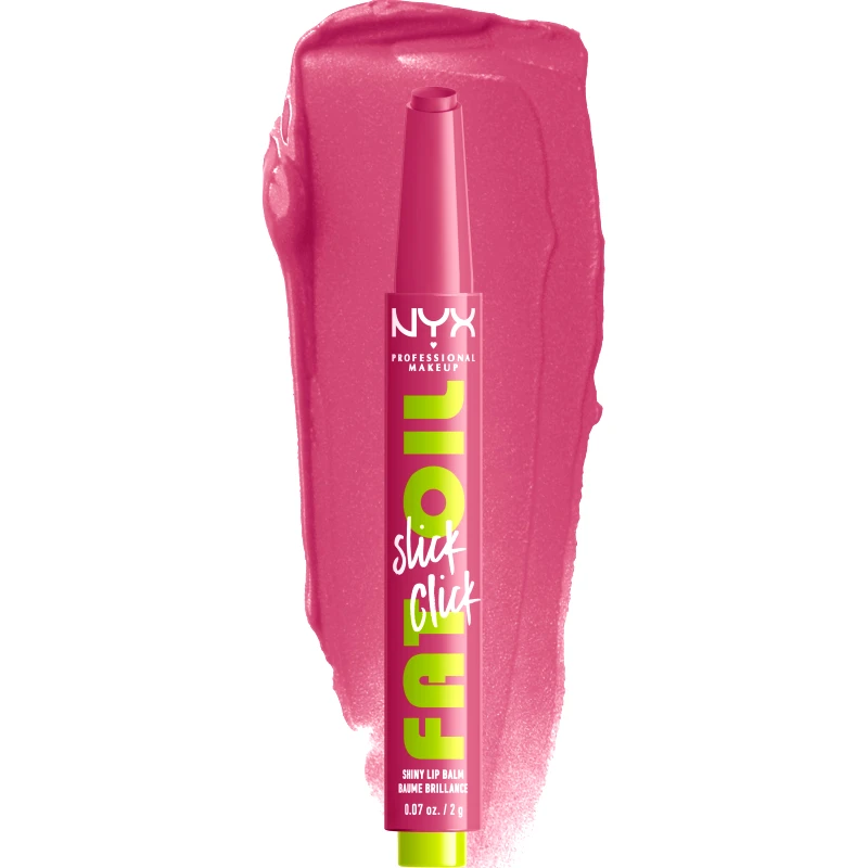 NYX Professional Makeup Nyx Professional Makeup Fat Oil Slick Click Shiny Sheer Lip Balm Ανάλαφρο Βάλσαμο Χειλιών με Χρώμα για Ενυδάτωση & Λαμπερό Φινίρισμα 1 Τεμάχιο - 07 DM Me