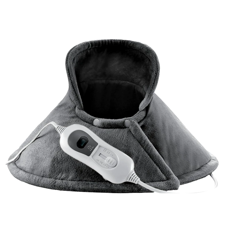 Alfacare Alfacare Power Heat Neck Heating Pad 100W Ηλεκτρική Θερμοφόρα Αυχένα 60x62cm Γκρι 1 Τεμάχιο
