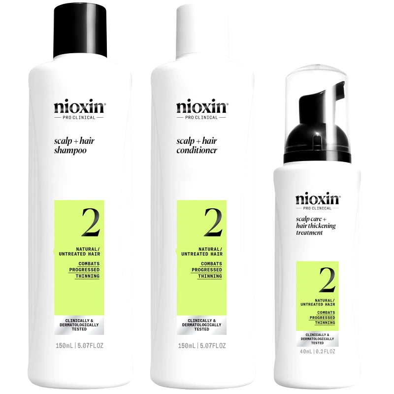 Nioxin Nioxin Promo Scalp & Hair System 2 Shampoo 150ml & Conditioner 150ml & Treatment Serum 40ml