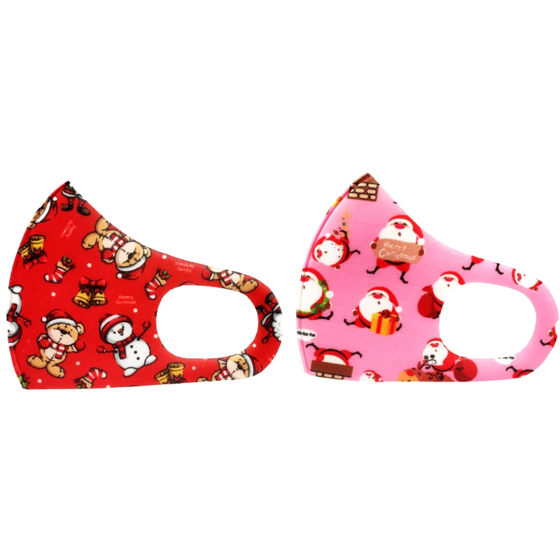 TiLi TiLi Fashion Face Mask Christmas Limited Edition Παιδικές Μάσκες Προσώπου Πολλαπλών Χρήσεων με Χριστουγεννιάτικα Σχέδια 2Τεμάχια - ΑΓΙΟΣ ΒΑΣΙΛΗΣ