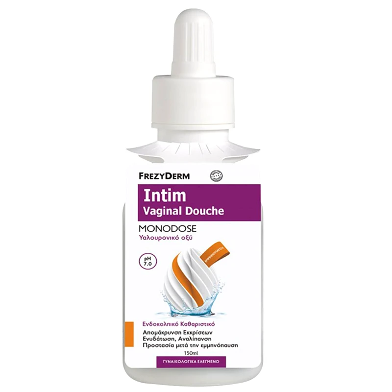 Frezyderm Frezyderm Intim Vaginal Douche Monodose Ενδοκολπικό Καθαριστικό για Απομάκρυνση Εκκρίσεων, Ενυδάτωση & Αναλίπανση 150ml