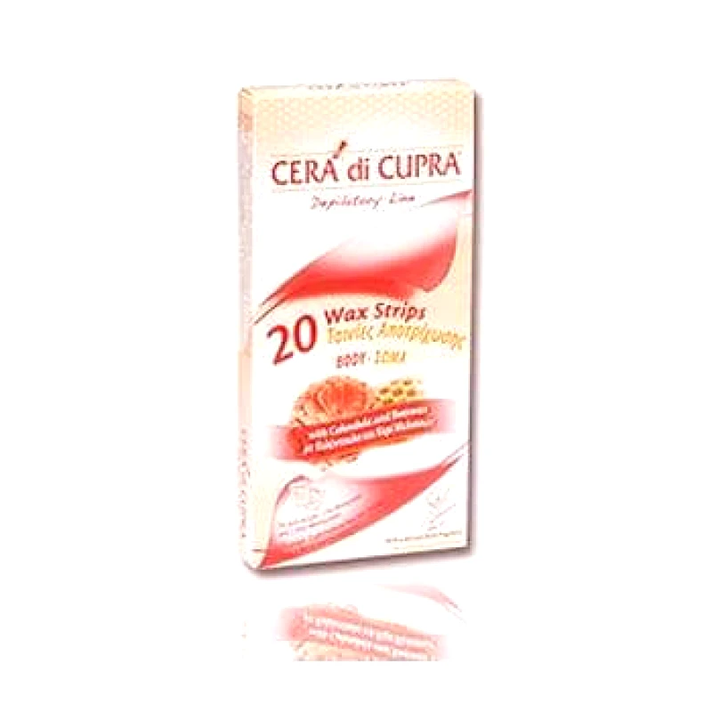 Cera di Cupra Cera Di Cupra Face Wax Strips Για Τέλεια Αποτρίχωση Προσώπου 20 Τεμάχια