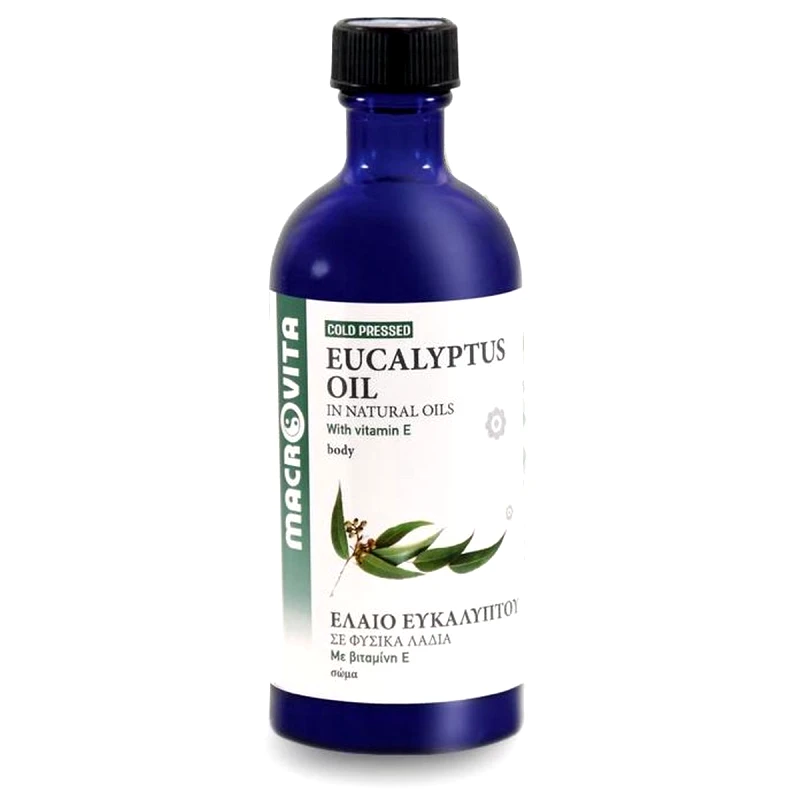 Macrovita Macrovita Έλαιο Ευκαλύπτου για Επουλωτική Ανακουφιστική Αποσμητική Και Εντομοαπωθητική Δράση 100ml