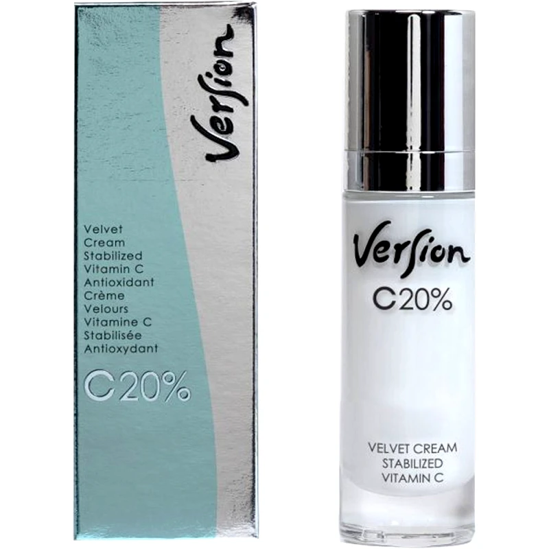 Version Version C20% Velvet Cream Αντιοξειδωτική Κρέμα Προσώπου Πολύ Υψηλής Συγκέντρωσης Βιταμίνης C 30ml
