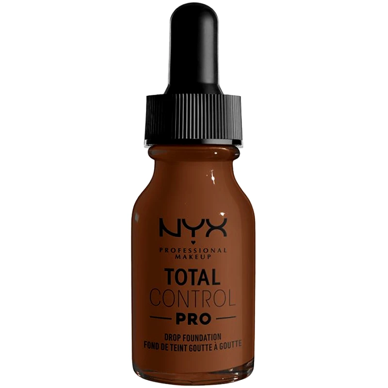 NYX Professional Makeup Nyx Professional Makeup Total Control Pro Drop Foundation Δίνει στο Δέρμα Φυσικό Υγιές Φινίρισμα Απαλύνοντας τις Ατέλειες 13ml - Deep Rich