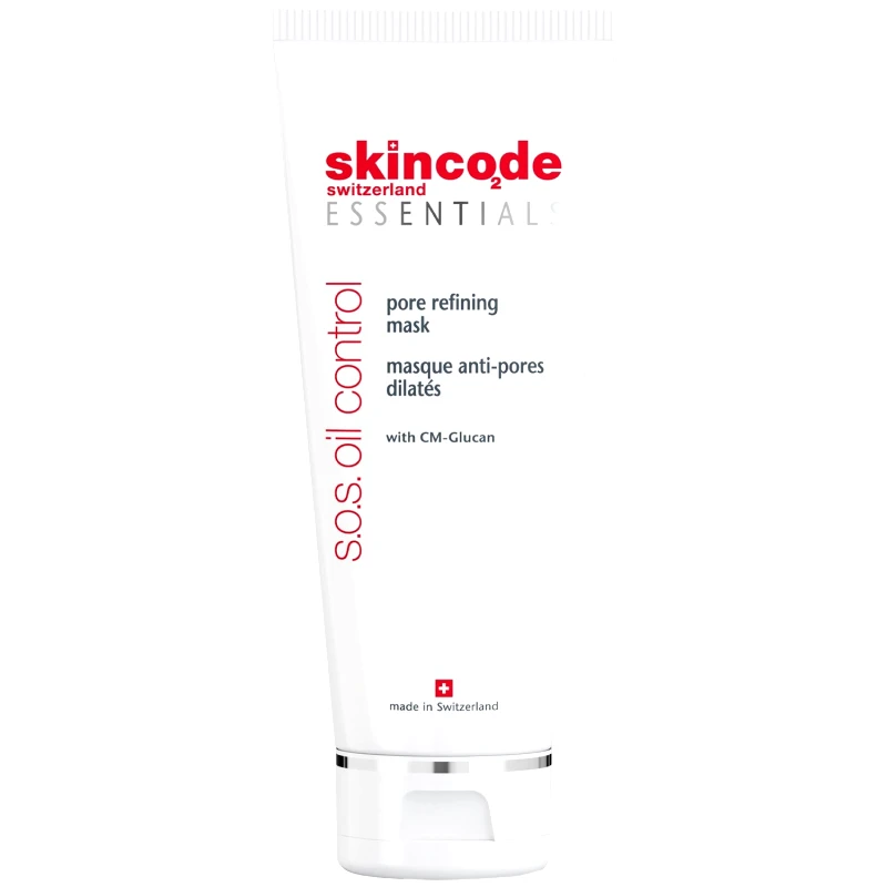Skincode Skincode Essentials S.O.S Oil Control Pore Refining Mask Μάσκα Αργίλου Εξισορρόπησης Λιπαρότητας Προσώπου Κατά των Διευρυμένων Πόρων 75ml