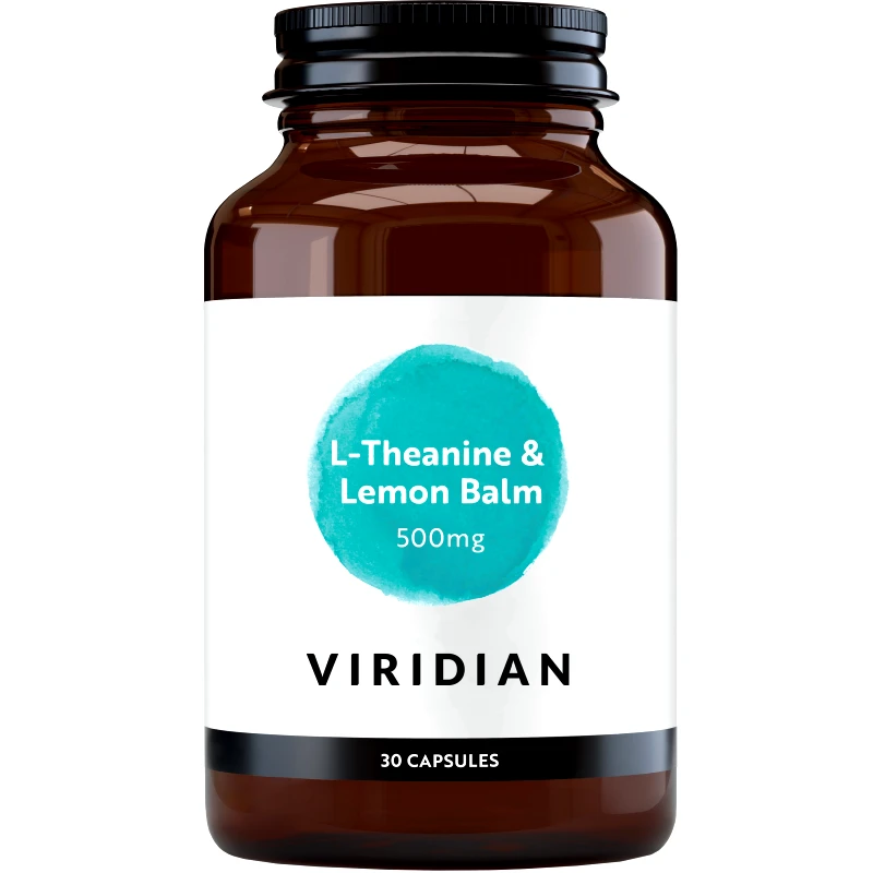 Viridian Viridian L-Theanine & Lemon Balm Συμπλήρωμα Διατροφής Αμινοξέος L-θειανίνης & Εκχυλίσματος Μελισσόχορτου για τη Διατήρηση της Καλής Γνωστικής Λειτουργίας & την Υποστήριξη της Χαλάρωσης 30caps