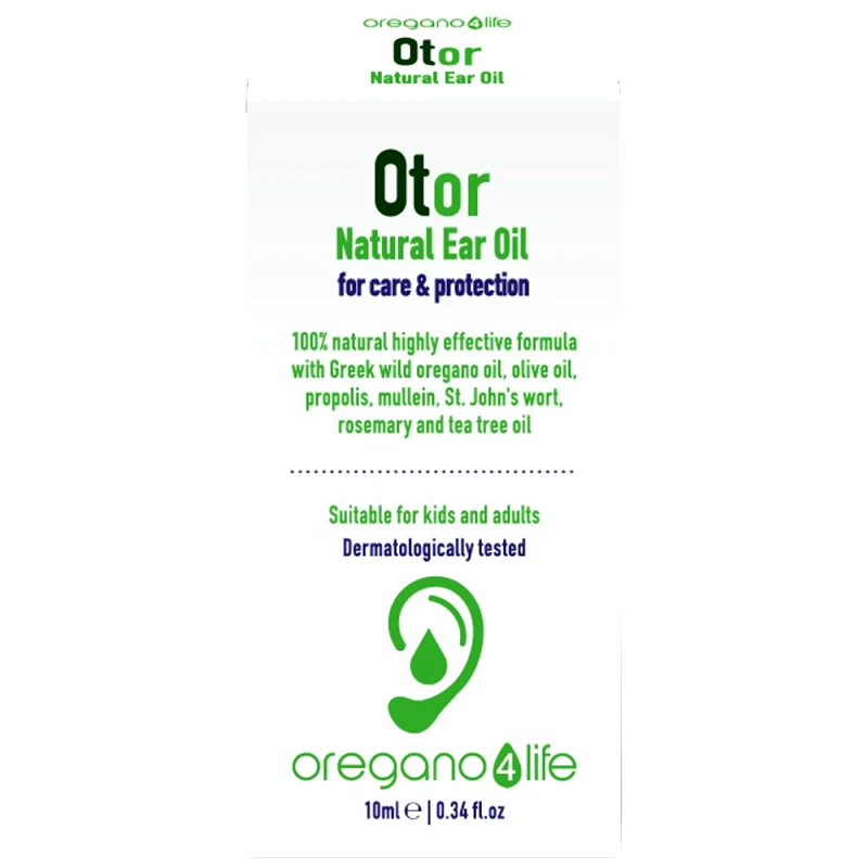 Oregano 4 Life Oregano 4 Life Otor Natural Ear Oil Φυτικές Σταγόνες για τη Φροντίδα & Προστασία των Αυτιών 10ml