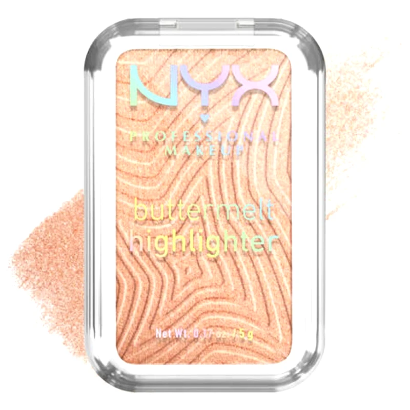 NYX Professional Makeup Nyx Professional Makeup Buttermelt Highlighter σε Μορφή Πούδρας με Μεταξένια Υφή 5g - 10 Glaze it Butta