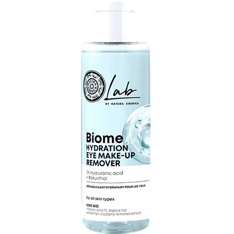 Natura Siberica Natura Siberica Lab Biome Hydration Eye Make-Up Remover Ενυδατικό Καθαριστικό Ματιών, Κατάλληλο για Όλους τους Τύπους Επιδερμίδας 150ml