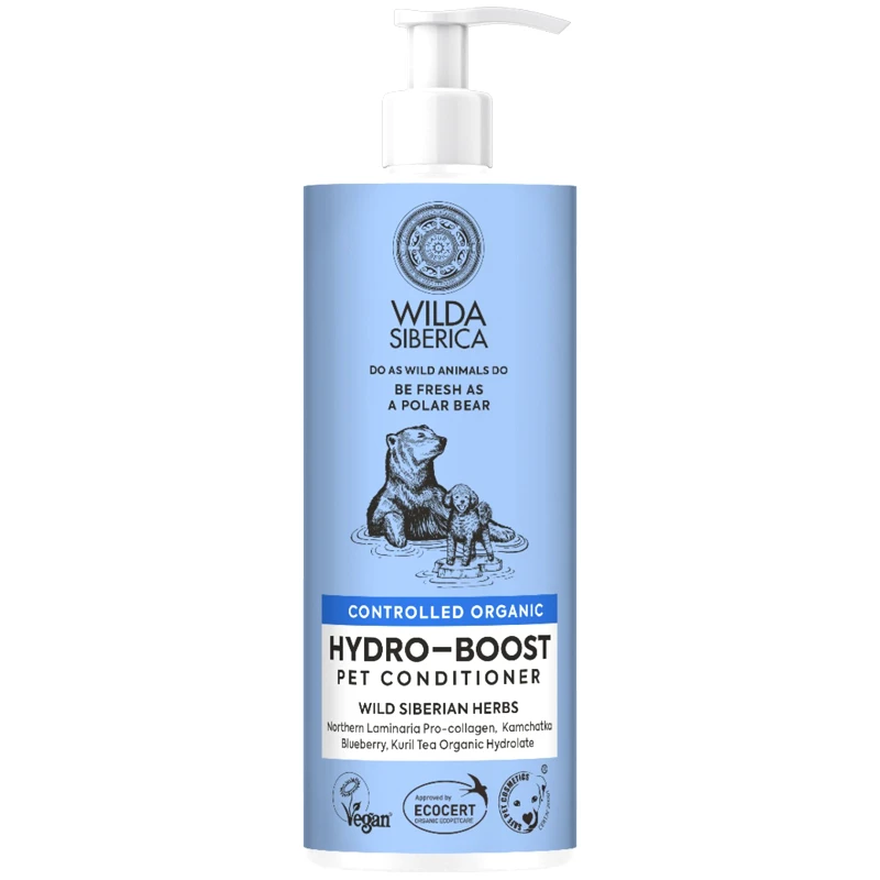 Natura Siberica Natura Siberica Wilda Organic Hydro-Boost Pet Conditioner Οργανική Μαλακτική Κρέμα Ενυδάτωσης για Κατοικίδια με Ξηρό Τρίχωμα 400ml